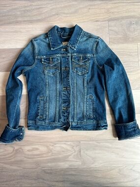 Y2K Abercrombie & Fitch Classic Denim Trucker Jacket Size M